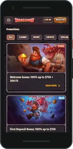 Dragonia mobil casino